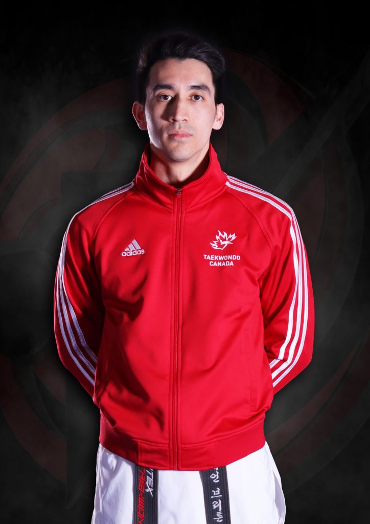 Shane b voretx tkd 5z7 pose team canada